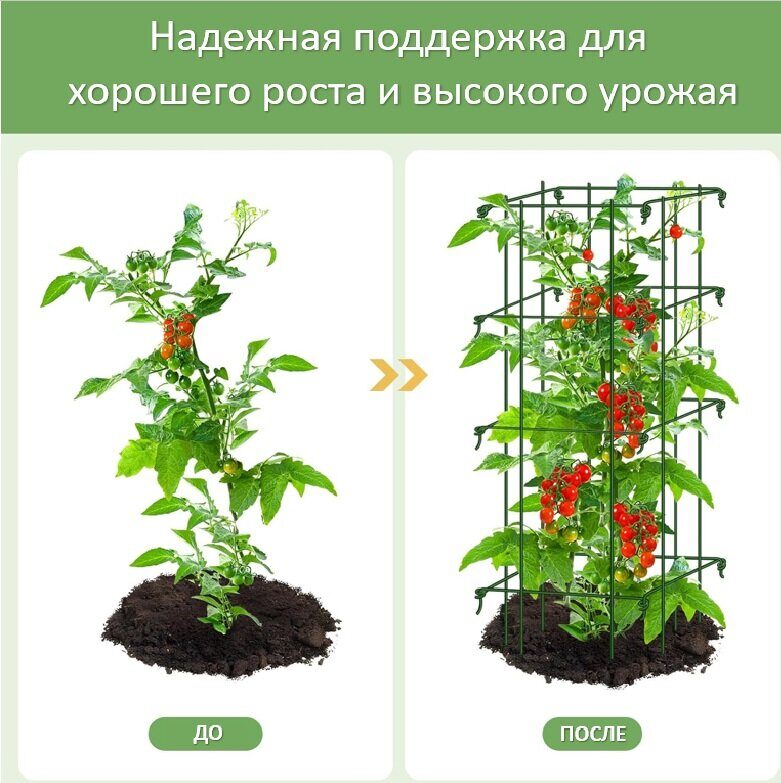 Опоры для гороха, или Как подвязать горох